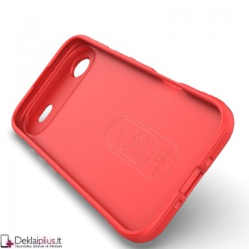 Magic Shield guminis dėklas su kameros apsauga - raudonas (Apple Iphone Air) Magic Shield guminis dėklas su kameros apsauga - raudonas (Apple Iphone Air)